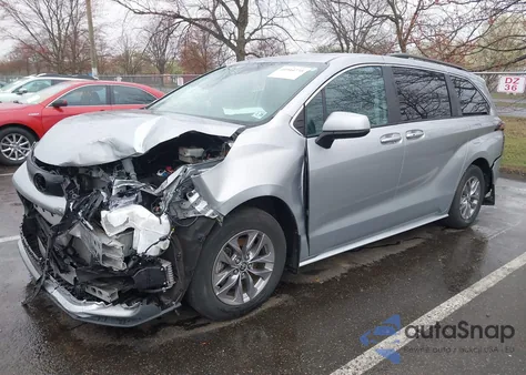 2023 Toyota Sienna Le from USA, damaged, VIN 5TDKRKEC6PS148710